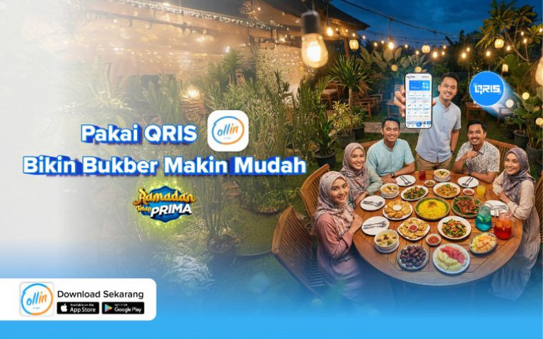 Pakai QRIS via Ollin by Nagari untuk Kemudahan Pembayaran Saat Bukber