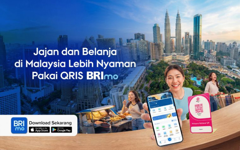 Pusing-Pusing di Malaysia Bayarnya Praktis Pakai Fitur QRIS BRImo