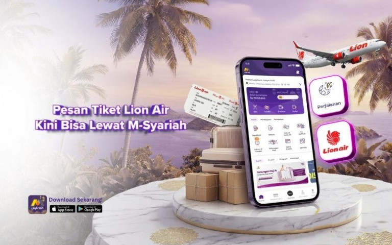 Pesan Tiket Lion Air Kini Bisa Lewat M-Syariah
