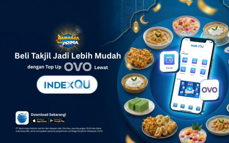 Beli Takjil Jadi Lebih Mudah dengan Top Up OVO Lewat IndexQu