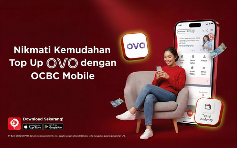 Nikmati Kemudahan Top Up OVO dengan OCBC Mobile