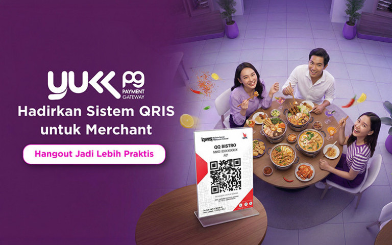 YUKK Hadirkan Sistem QRIS untuk Merchant, Hangout Jadi Lebih Praktis