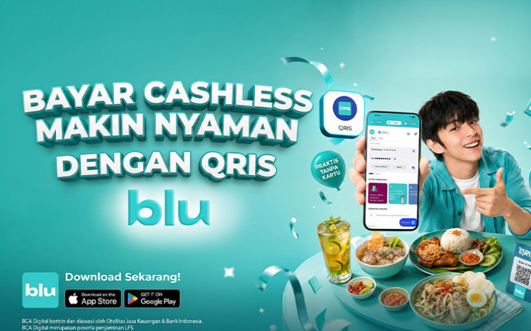 Bayar Cashless Makin Nyaman dengan QRIS blu by BCA Digital