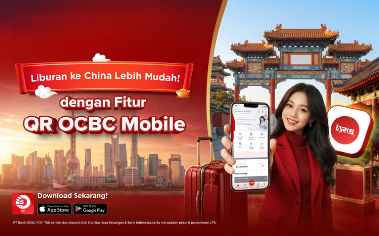 Liburan ke China Lebih Mudah dengan Fitur QR OCBC Mobile  
