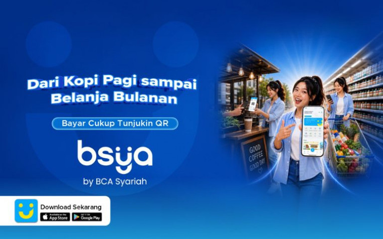 Dari Kopi Pagi sampai Belanja Bulanan, Bayar Semudah Tunjukin QRIS BCA Syariah
