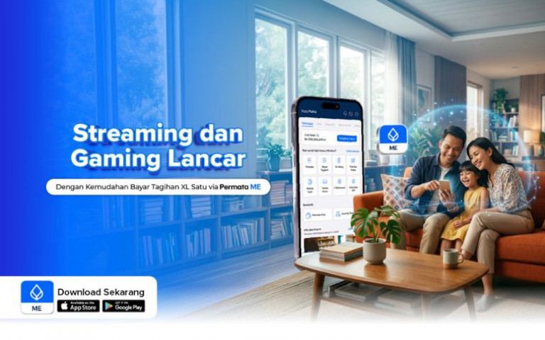 Streaming dan Gaming Lancar dengan Kemudahan Bayar Tagihan XL Satu via Permata ME 