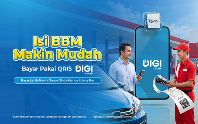 Isi BBM Makin Mudah, Bayar Pakai QRIS DIGI bank bjb 