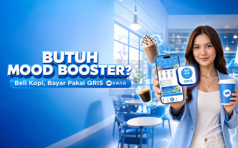 Butuh Mood Booster? Beli Kopi, Bayar Pakai QRIS DANA