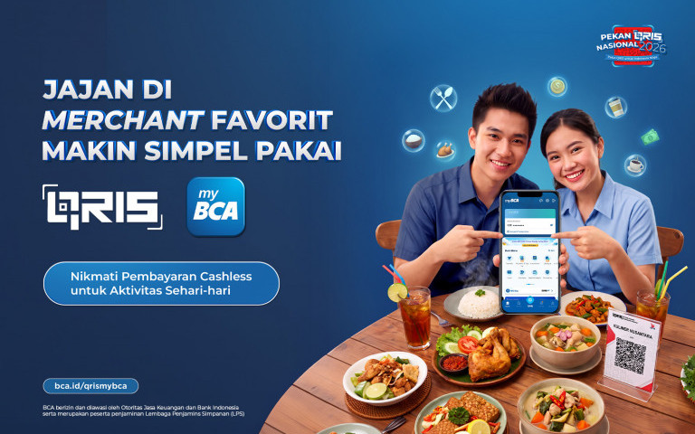 Jajan di Merchant Favorit Makin Simpel Pakai QRIS di myBCA