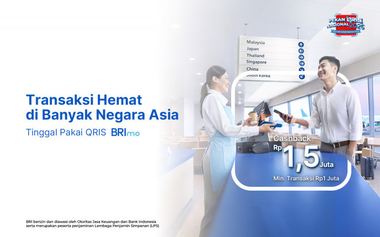 Transaksi Hemat di Banyak Negara Asia, Tinggal Pakai QRIS BRImo