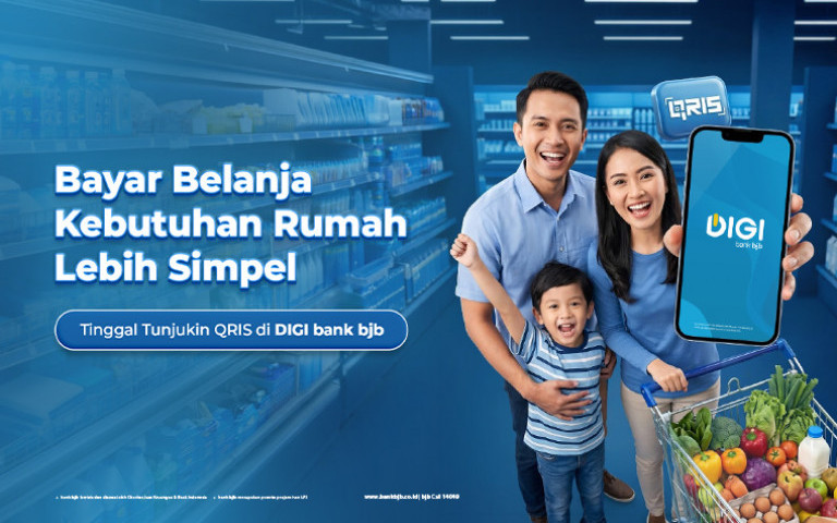 Belanja Kebutuhan Rumah Tinggal Tunjukkan QRIS DIGI bank bjb