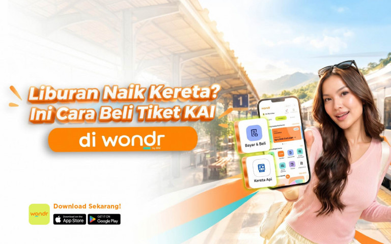 Liburan Naik Kereta? Ini Cara Beli Tiket KAI di wondr by BNI