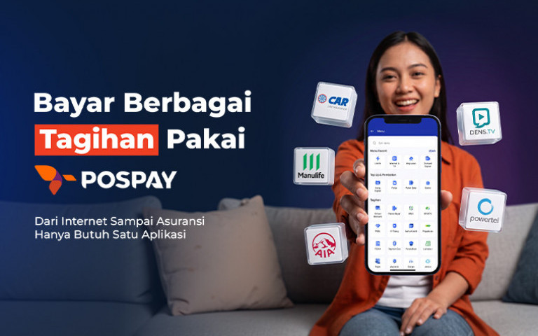 Bayar Tagihan Internet hingga Asuransi lewat Pospay, Cukup Satu Aplikasi